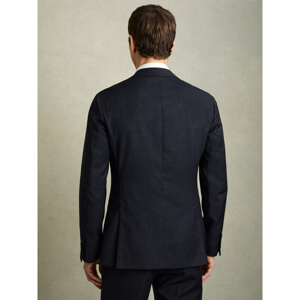 REISS HATCH Wool Blend Single Breasted Textured Blazer